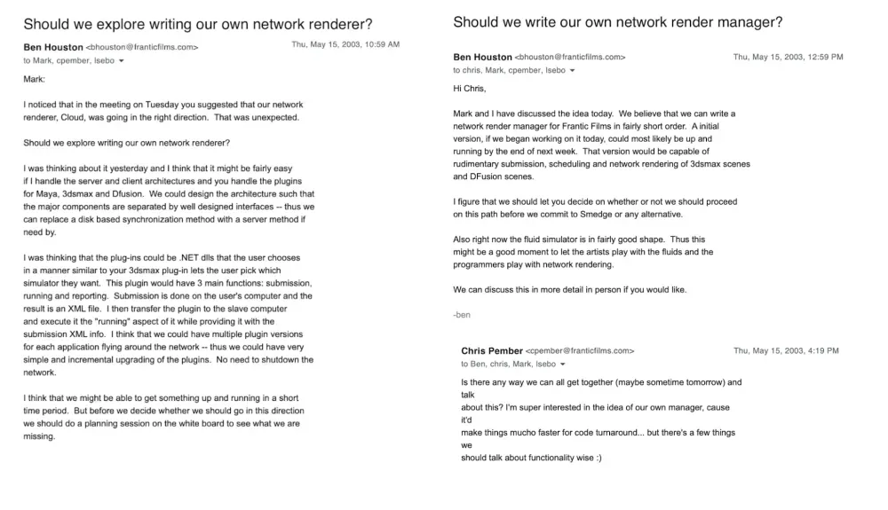 Early Deadline planning emails