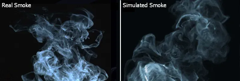 Wispy smoke effect rendered with Krakatoa